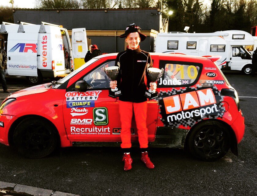 SwiftRallycross's tweet photo. Double win @LyddenHill for @sam_jones2001 Rnd 2 &amp; 3 @MSAUK @BritishRallyx juniors. Can he win again 29th Aug? https://t.co/v13r0udf8P