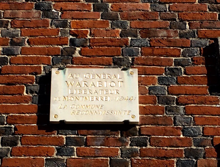 senateur61's tweet image. #RouteLeclerc #Montmerrei honneur au Général Warabiot