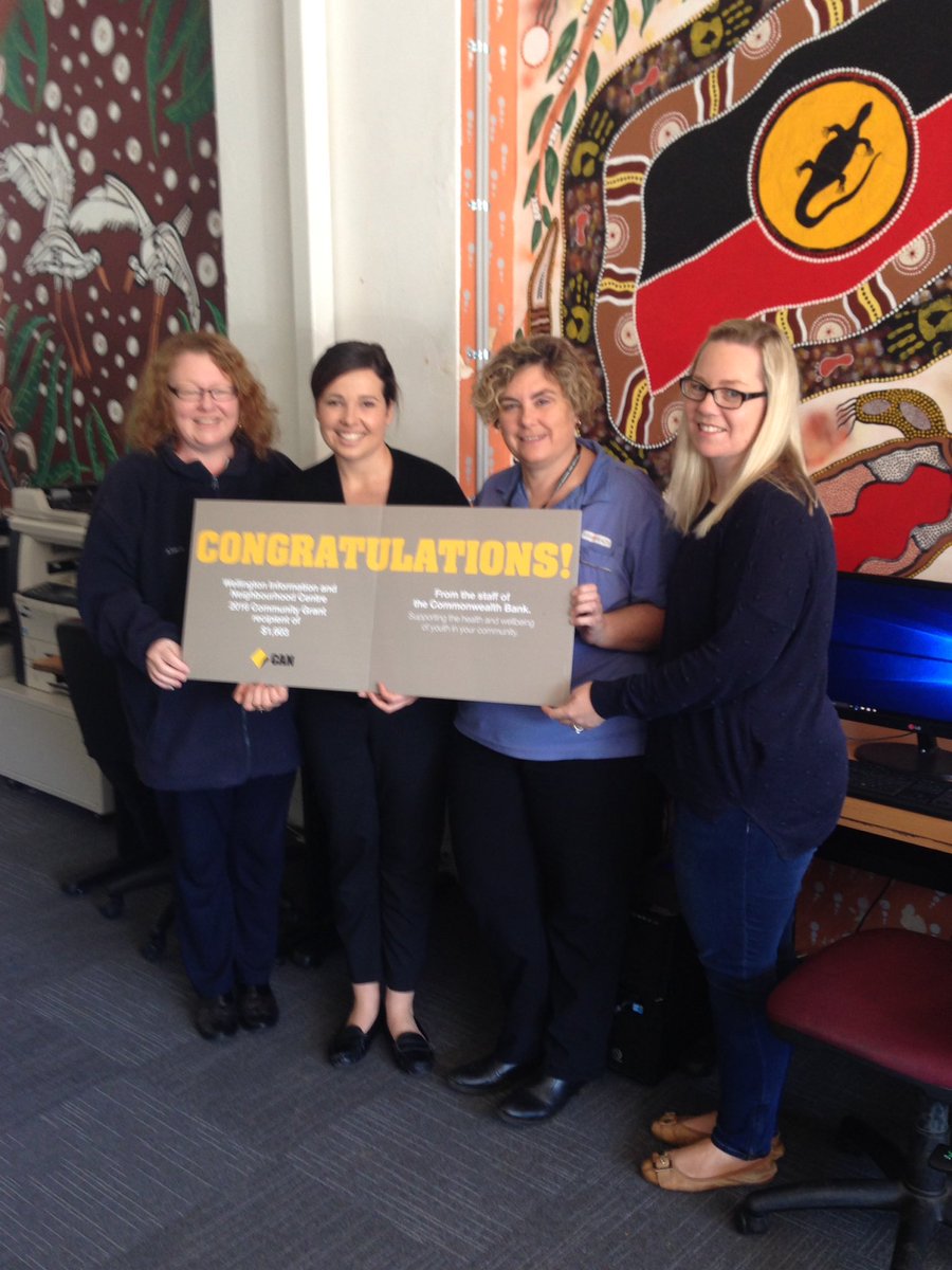 AlisonConn10's tweet photo. Thanks #commbank for donating to support WINS in fighting #domesticviolence and sexual assault thru educating youth. https://t.co/LBX9O1MjYB