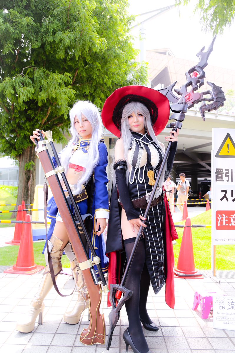 一六 Di Twitter 8 14 C90３日目 グランブルーファンタジー シルヴァ 流さん Mqdc10wn マギサ Nagiさん Nagi Chin 武器も衣装もとても素敵で 撮影させていただきありがとうございました C90コスプレ
