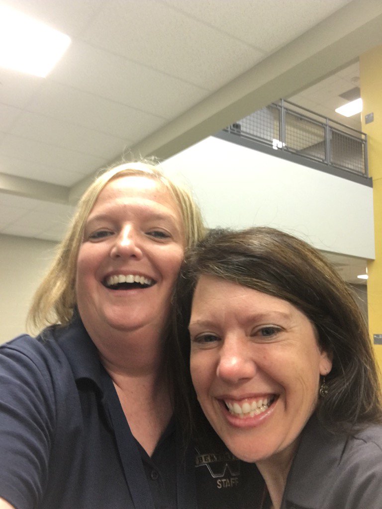 SherrinTucker's tweet photo. #BWHSwolverines #firstday #LisaandSherrin https://t.co/wb7h4aqtYi