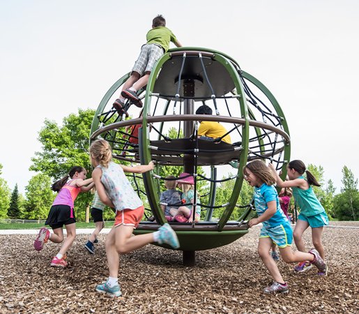 M3Contracting's tweet photo. Happy #Monday!  Let's #spin our way into the week with some #Play! #GlobalMotion #PlaygroundsRUs https://t.co/5GbtvhoRMd
