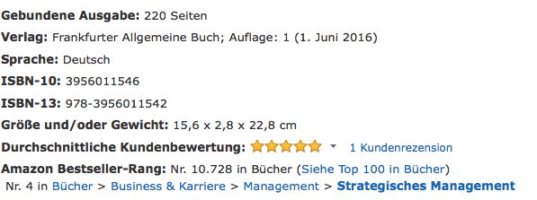 DSegschneider's tweet photo. www.balanceaktcompliance. heute Nr. 4 bei Amazon auf der Bestsellerliste: Bücher #StrategischesManagement https://t.co/xb30saXGf4
