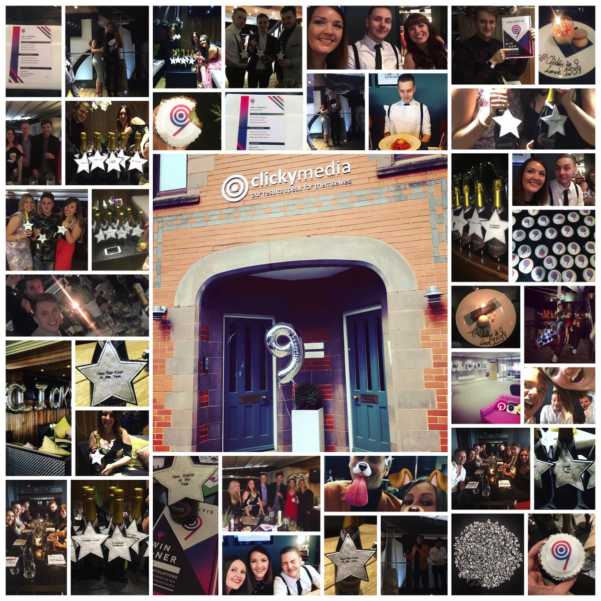 ClickyJobs's tweet photo. A sneak peek at some of the pics from our celebrations on Friday @Restaurant1539 #clickyis9 https://t.co/lMvYcKx3YR