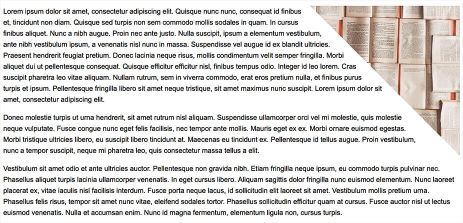 howtojoomla's tweet image. This is a clever solution: bit.ly/2aW6NHR How to align text with a diagonal image (and do it responsively!)