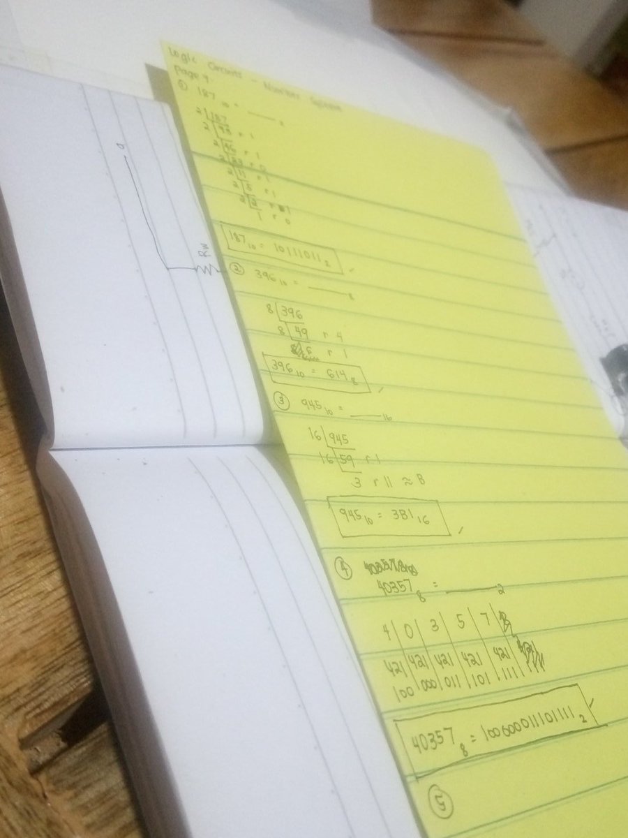 beensent_19's tweet image. Balik aral sa Number System. 😄 #LogicCircuits #Chapter1