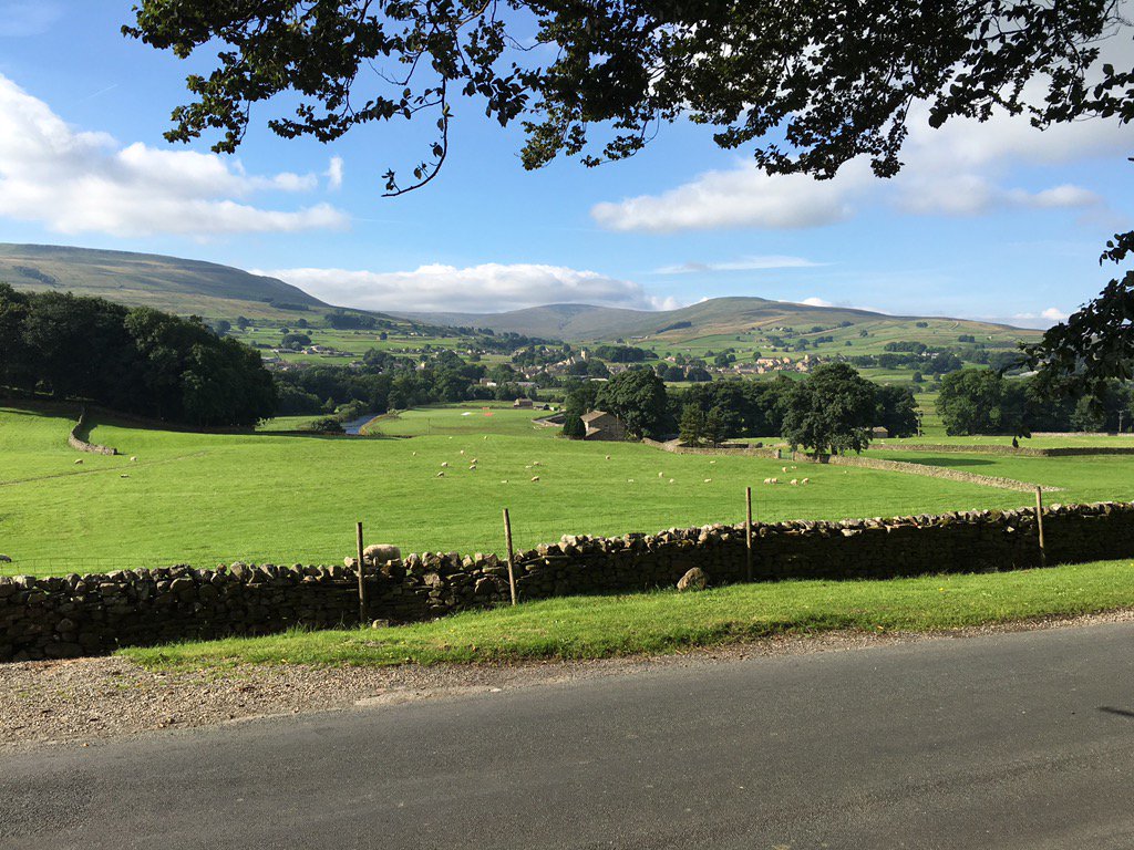 Wensleydale, North Yorkshire - bliss. And a lovely Hotel - The Stone House, Hawes.