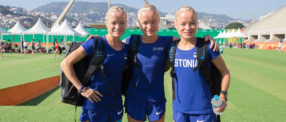 SportsTVNET's tweet photo. Igauņu trīnītes pārraksta olimpisko spēļu vēsturi (+FOTO) https://t.co/IWMw12QtAa https://t.co/ultst0p2dU