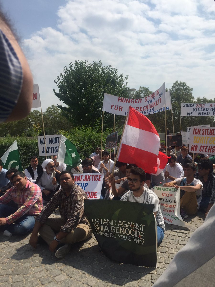 Red_Hussaini's tweet photo. Where do you stand against #Shiagenocide #ProtestinVienna #UN https://t.co/wDw8PkonRh