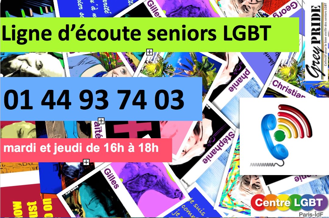 VieillirLGBT's tweet photo. A partir du 18 aout, ouverture de la ligne d’écoute seniors LGBT, faites circuler ! 01 44 93 74 03 https://t.co/PQkjaCEW11