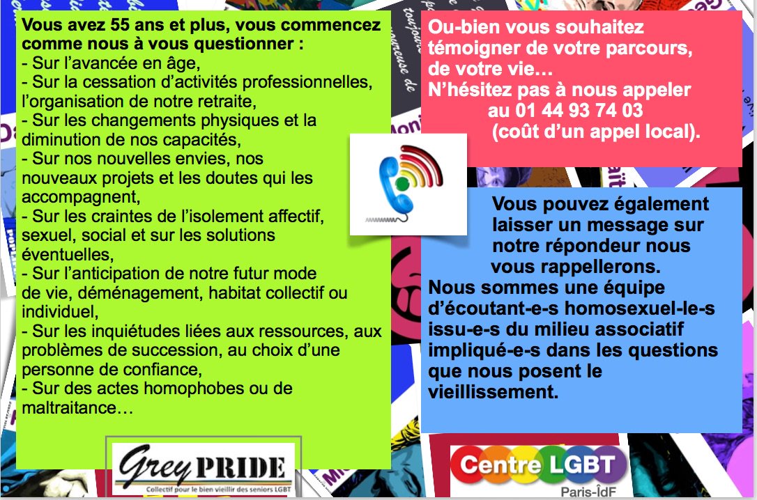 VieillirLGBT's tweet photo. A partir du 18 aout, ouverture de la ligne d’écoute seniors LGBT, faites circuler ! 01 44 93 74 03 https://t.co/PQkjaCEW11
