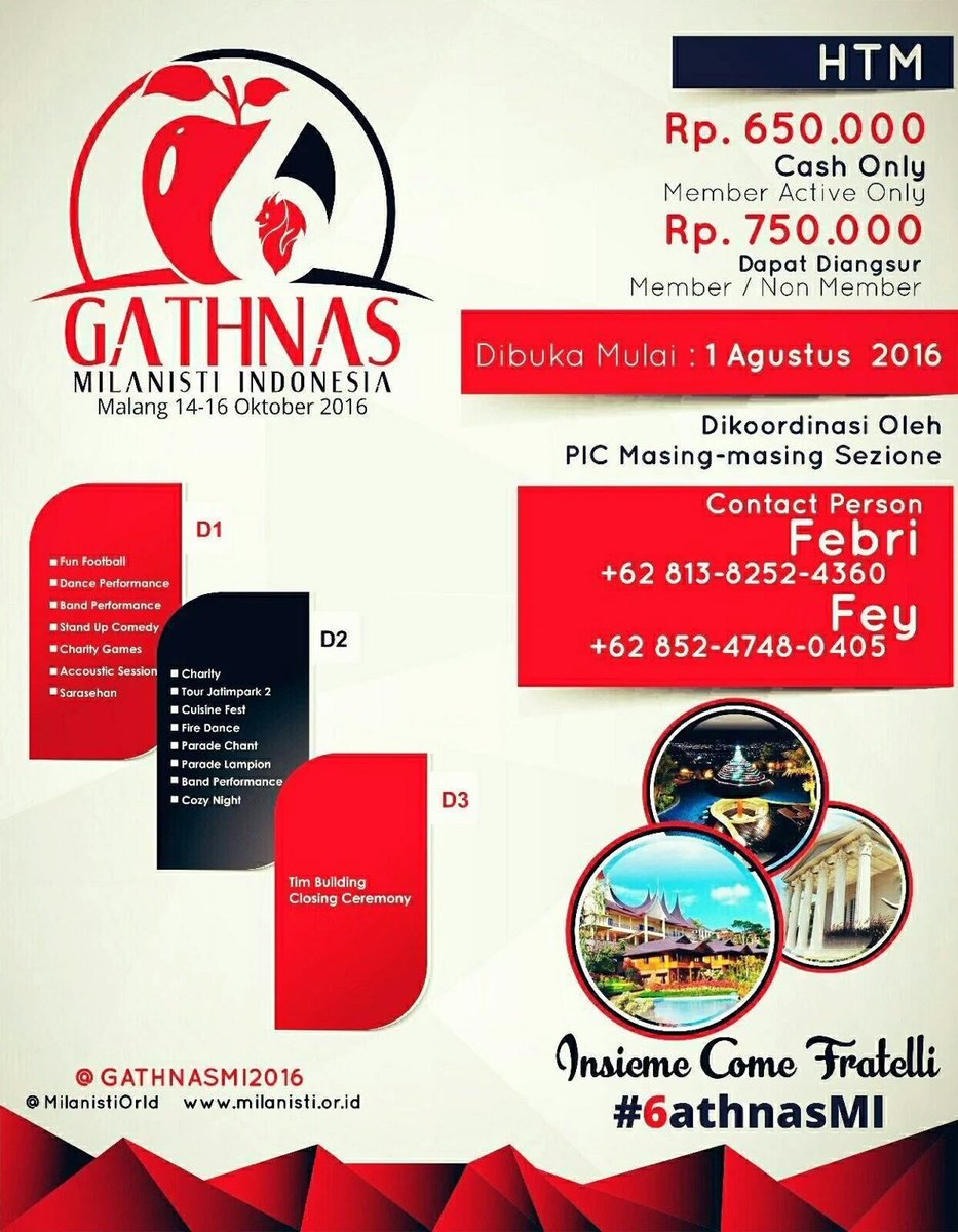 Yuk daftar @GATHNASMI2016 #6athnasMI <a href="/MilanistiUSNI/">Milanisti USNI</a> @milanisti_usk @MilanistiSTKS <a href="/Milanisti_UNNES/">Milanisti_UNNES</a> <a href="/MilanistiUNS/">Milanisti UNS</a>