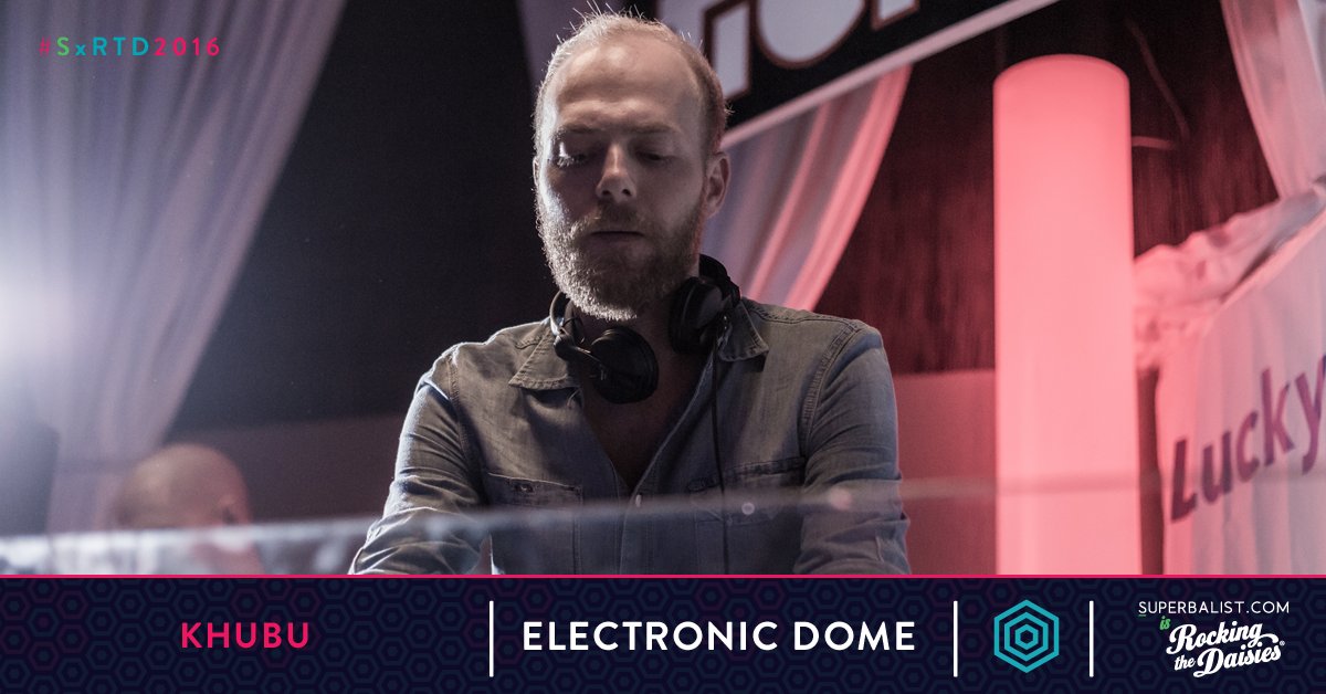 .<a href="/KHUBUMUSIC/">KHUBUMUSIC</a>'s dishing out a dose of progressive, electro house &amp; electronic music at #SxRTD2016! #RockingMondays
