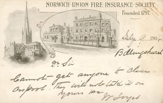 Petworth Park pong - A 1904 postcard from Reg Brown’s collection highlights a messy problem insurancepeople.uk.com/featuresfull.p…