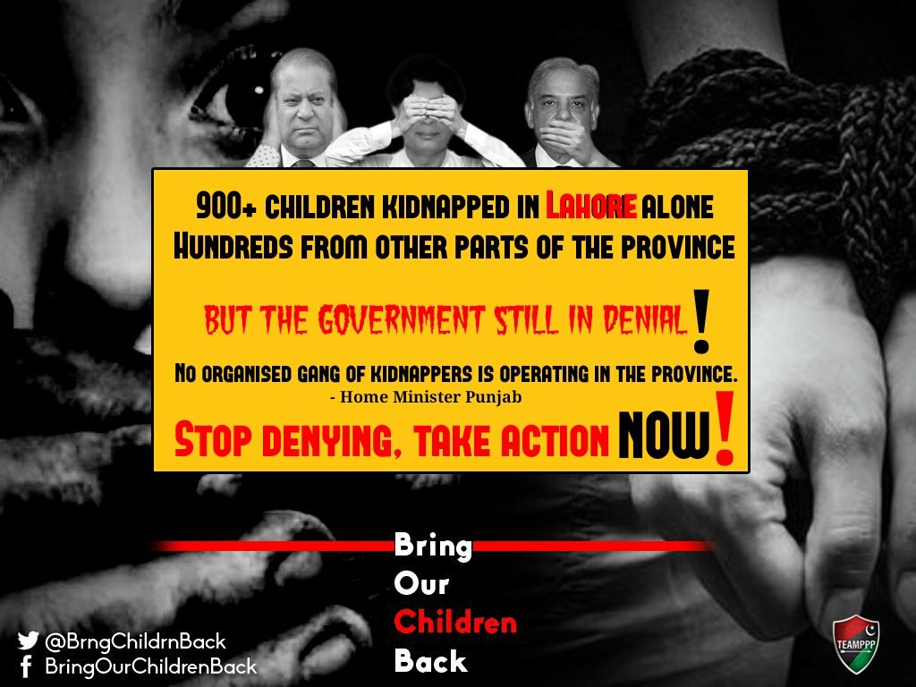 BrngChildrnBack's tweet photo. Stop living in denial; take action NOW! #BringOurChildrenBack https://t.co/dmtLPQfNWo