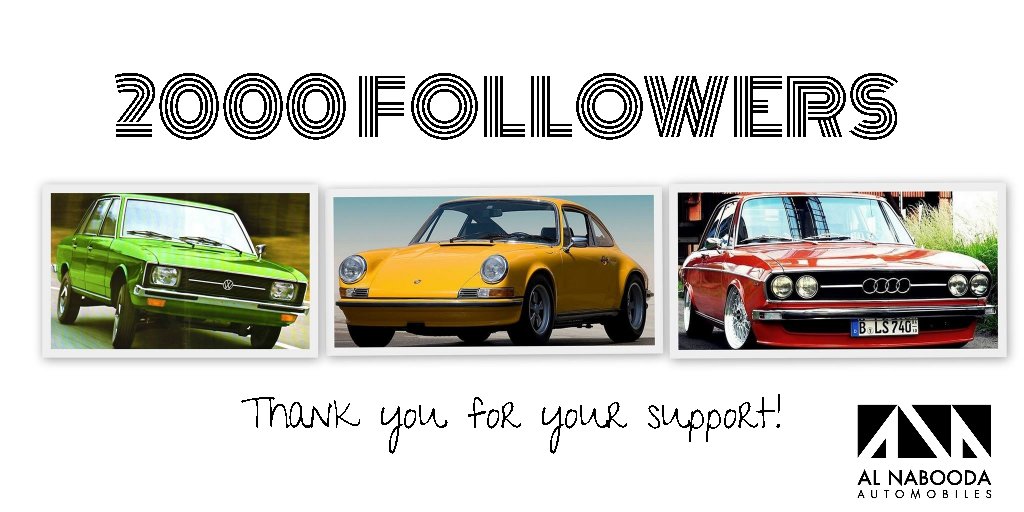 nabooda_auto's tweet photo. Thanks to each and every one of our #2000Followers for helping Al Nabooda Automobiles reach a new benchmark #ANAFans https://t.co/ALdb1zQ15x