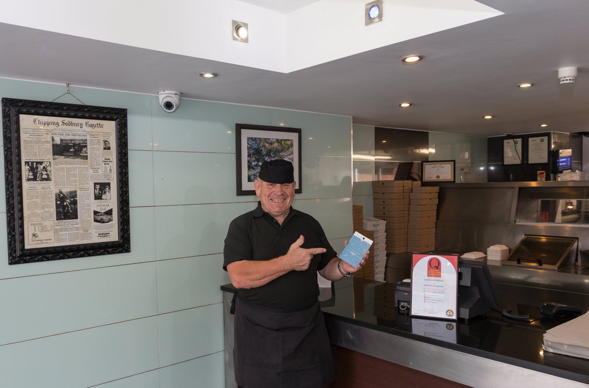 Fry_Magazine's tweet photo. Latest winner @NortechFoods £1000 @ThomasCookUK vouchers is Keith Holbrook of Pisces Fish and Chips in Yate! https://t.co/Zu5wxHyRaB