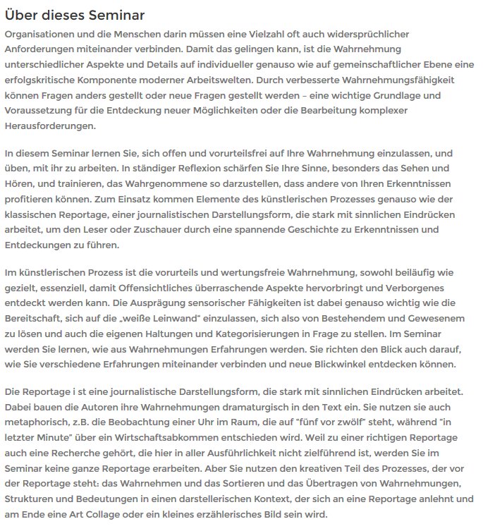 Sinnvoll Handeln Vom Schärfen der #Wahrnehmung + ihrem gestaltenden Einsatz bit.ly/29BcYRW <a href="/ostraledresden/">ostrale_dresden</a>