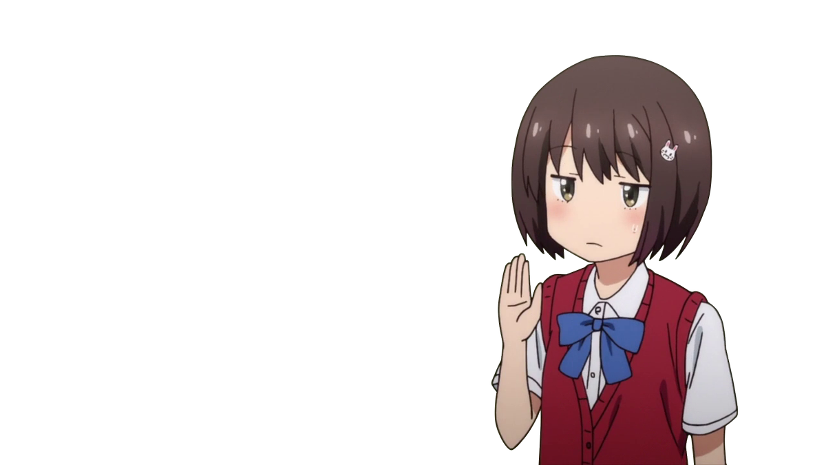 アニメ素材bot この美術部には問題がある 5話 手を上げる宇佐美みずき 素材 T Co zbcekb86