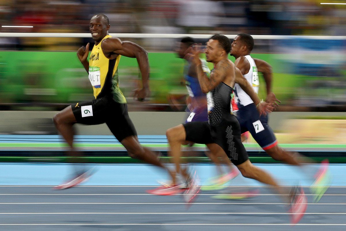 This is what it looks like when you race against Usain Bolt at the Olympics: slate.me/2b8NF9e