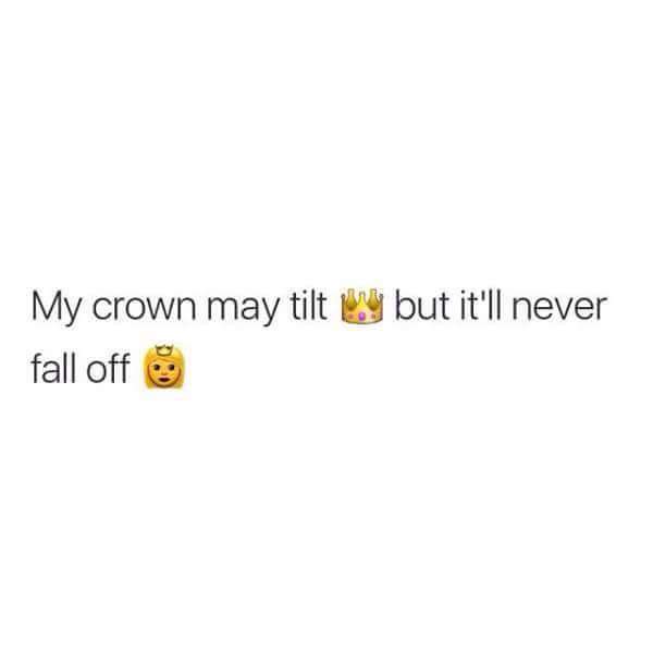 Body_brain_soul's tweet photo. Nope, you can kiss the ring but youll never get to touch the crown! I am the boss of me! https://t.co/5kFGpiWbPe