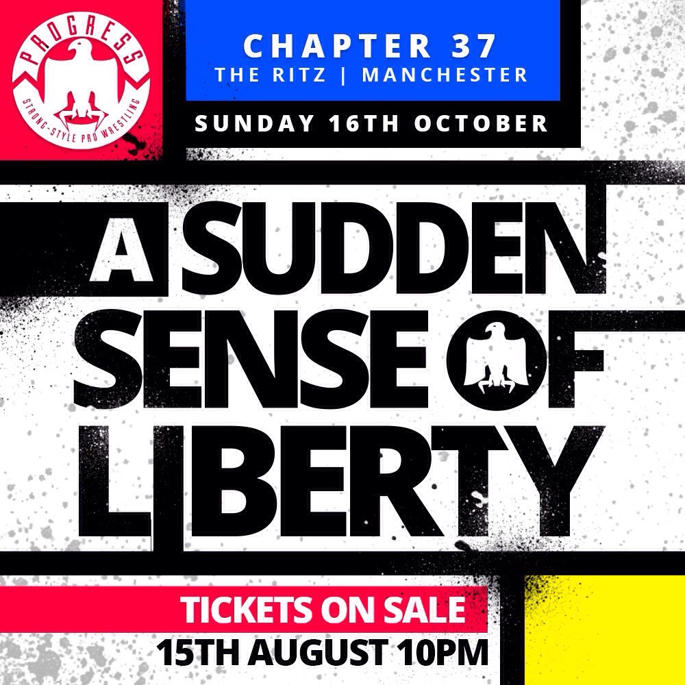 ThisIs_Progress's tweet photo. Next #ProgressManchester show is 16th Oct. Presale opens TONIGHT. Spread the word! #ThisIsProgress https://t.co/Yb3mFQBDXY