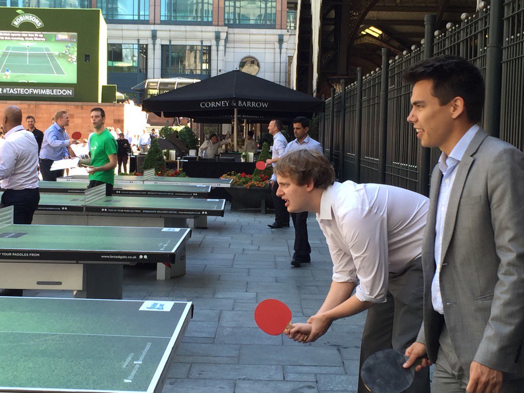 PingLondon2015's tweet photo. Our ping pong tournament is hotting up @BroadgateLondon #teambroadgate @ping_tweets https://t.co/lhmYdNNmJW