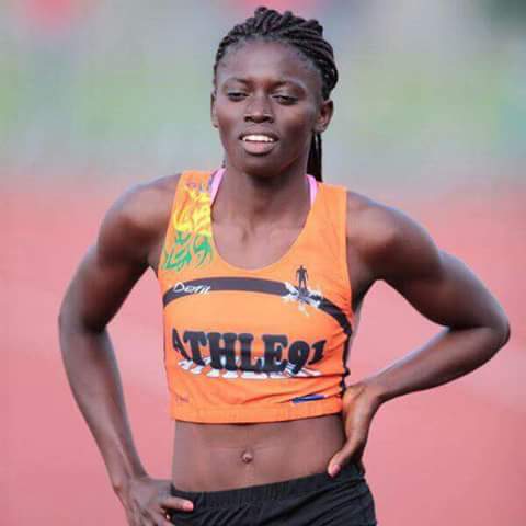 modoubah's tweet photo. Miss Gina Bass to make her #Olympics debut in less than 20 minutes - she holds the #Gam's 200m NR. GET IN https://t.co/fsiJeDftSe