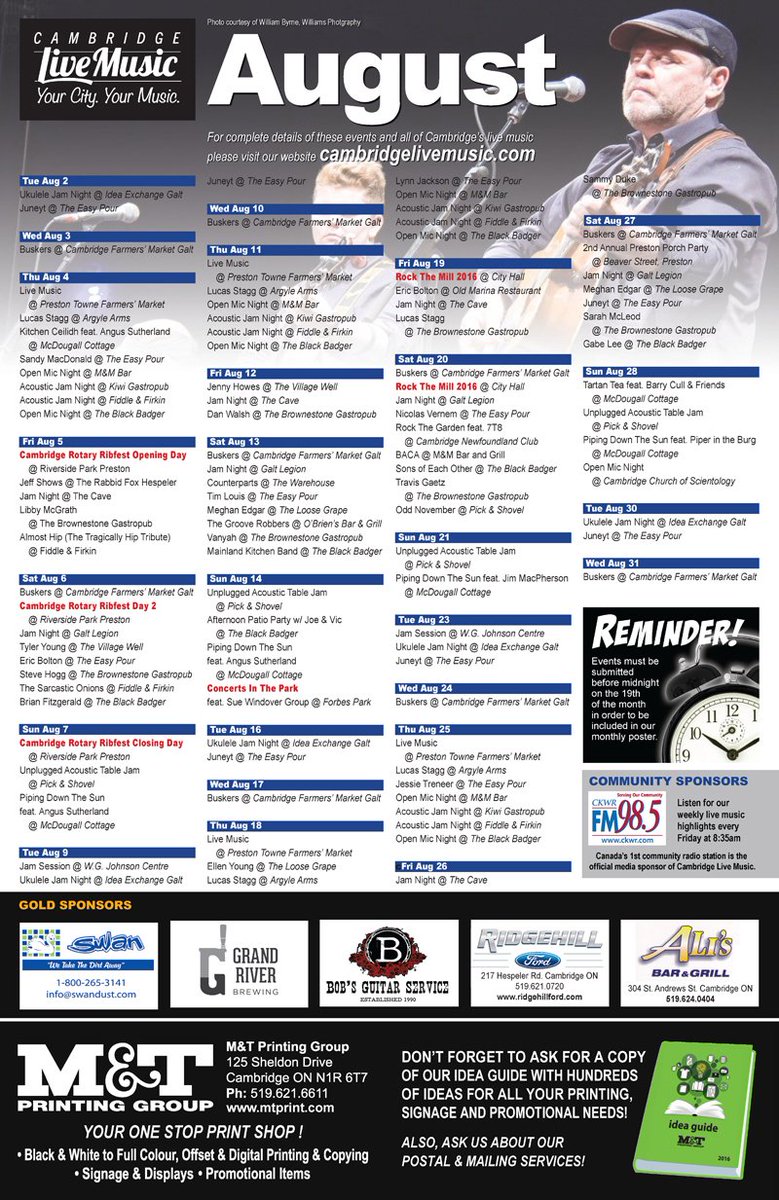 CbridgeMusic's tweet photo. We just posted #Cbridge's #livemusic highlights for this week! https://t.co/RWe1C9oaCU Experience #YourCityYourMusic https://t.co/hcrOKpeM6E