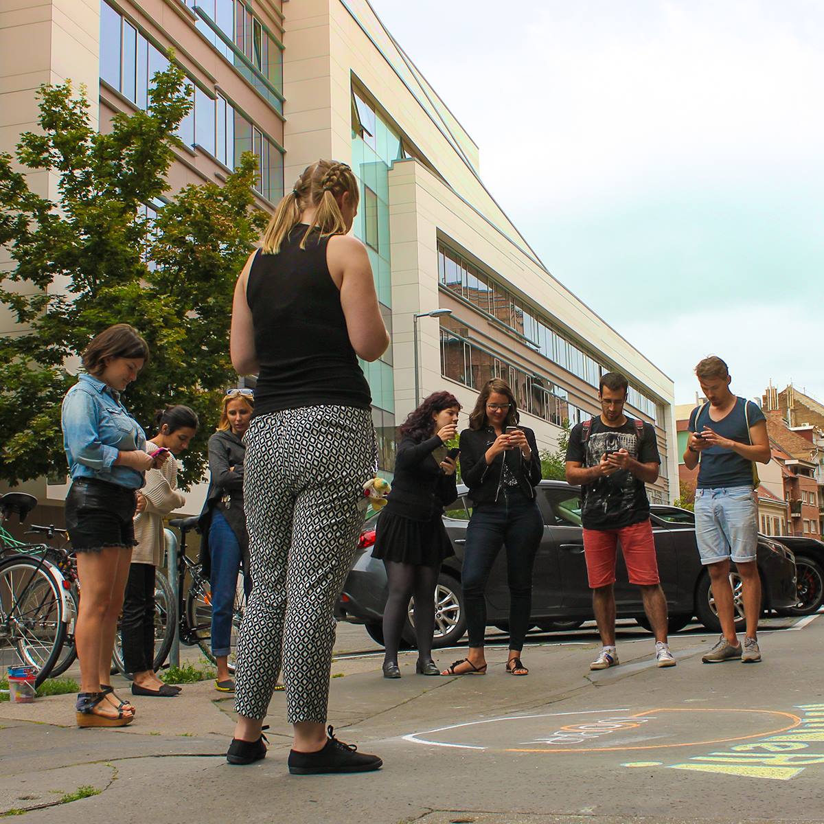We lured PokemonGO players by setting up a virtual stop next to our office in hope of catching our next trainee.