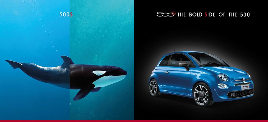 They may look similar but they’re not: the bold side really makes the difference. #Fiat500S