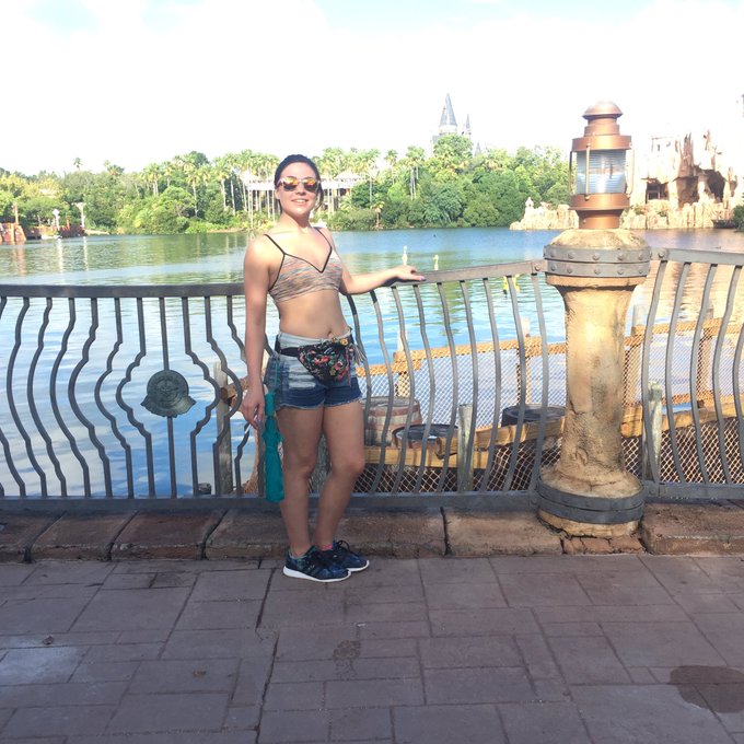 At Universal! They confiscated my shirt but no complaints here! #420 #freenipple https://t.co/v6SlZc<a href="/tag/freenipple"class="tags"><span>#freenipple</span></a>