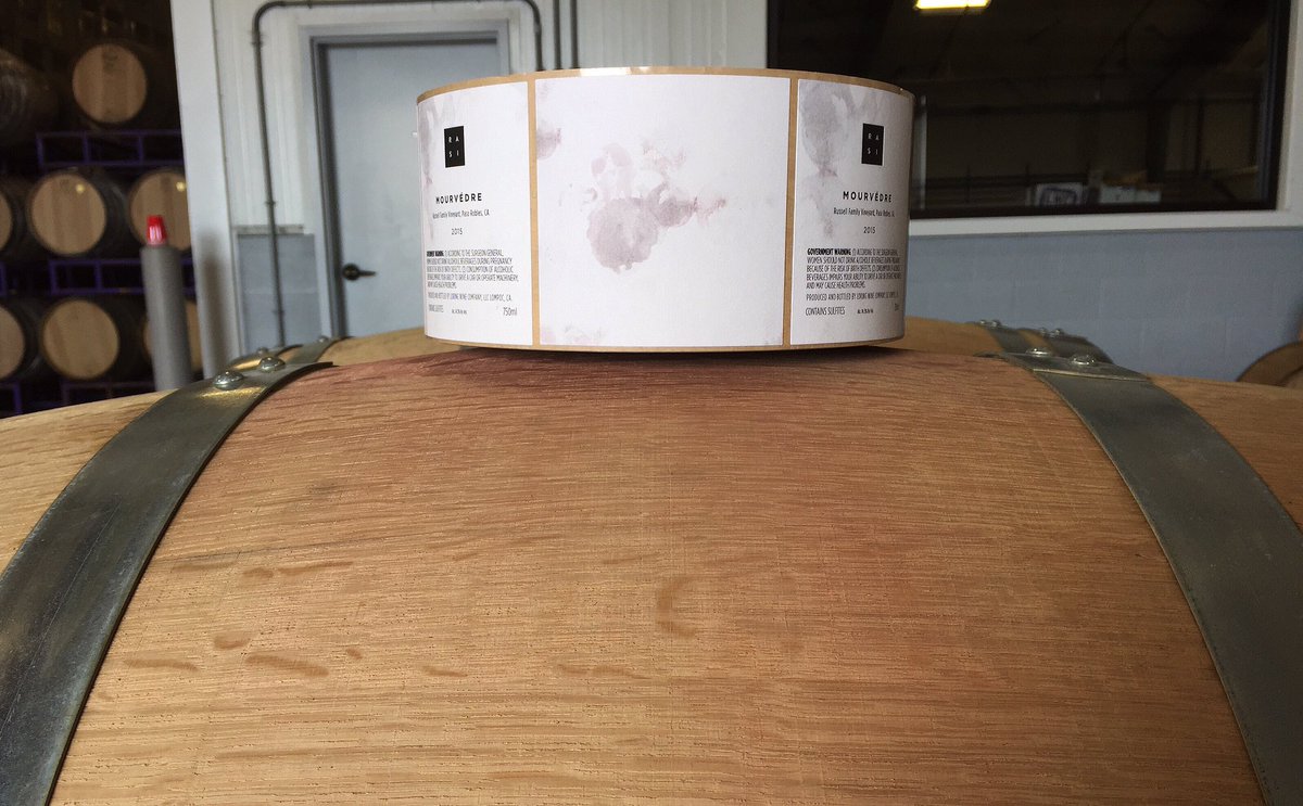 New labels arrived just in time for bottling tomorrow!