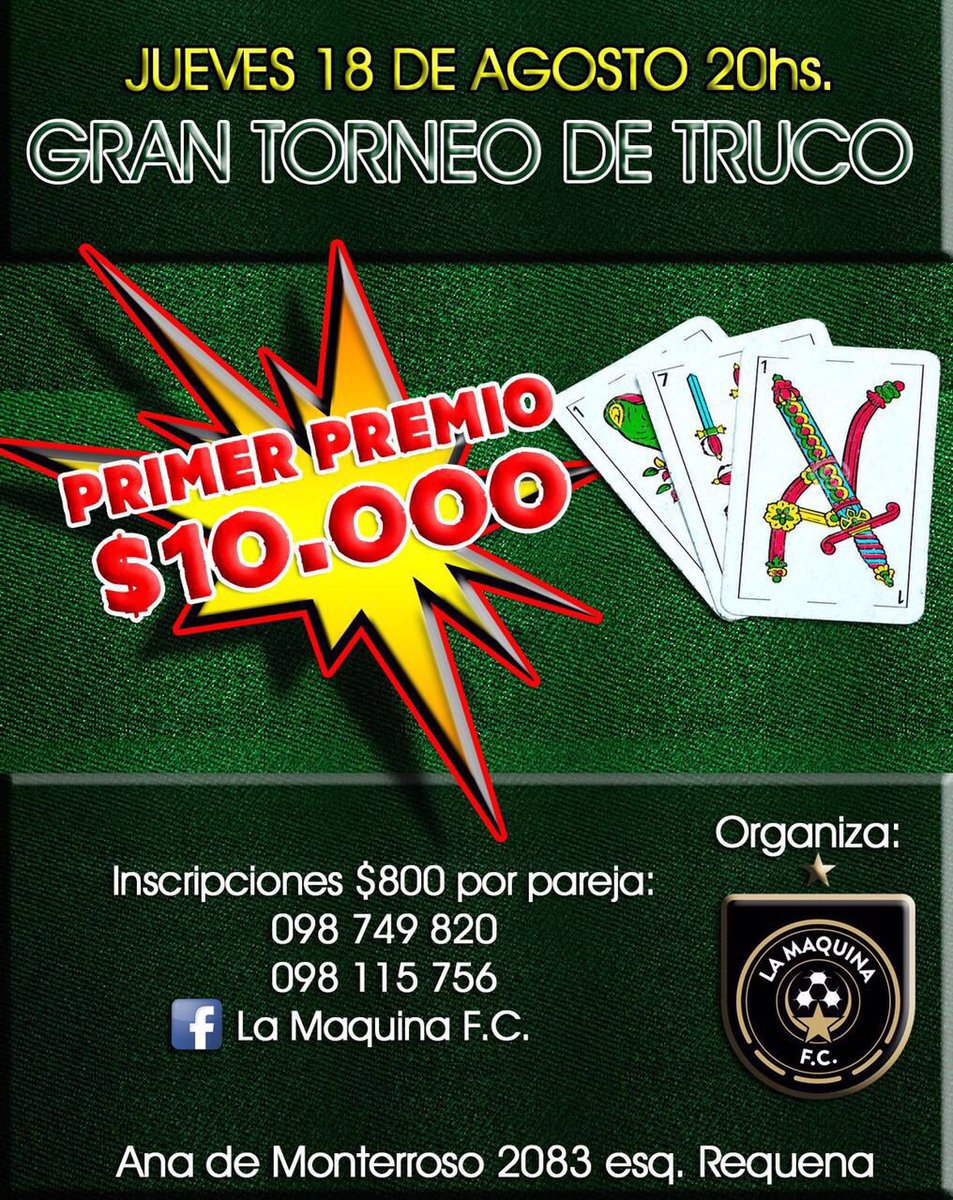f_maquina's tweet photo. Se viene este jueves!!! @LigaPROuy @DanieldeLocos @ZapataFleitas https://t.co/rPUEQKTKaE
