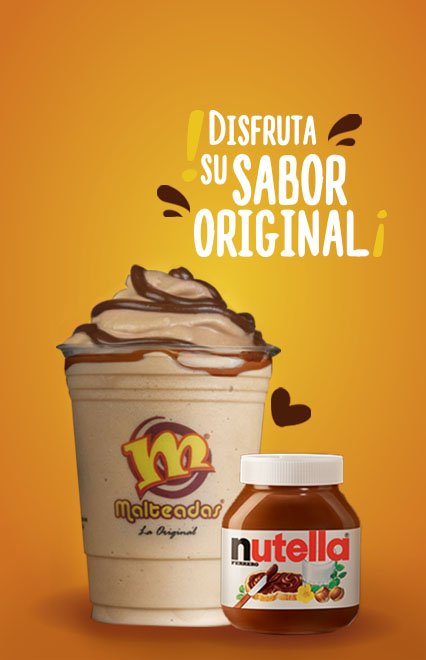 malteadasVE's tweet photo. No te quedas con las ganas de disfrutar el sabor original de una #MalteadaDeNutella #SaboreaLaFelicidad https://t.co/GWjATOnCbi