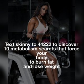 Health_Nut01's tweet photo. Text skinny to 44222 for 10 fat burning &amp; weight loss secrets;) #weightloss #fitness #diets https://t.co/uorUGCAtfW