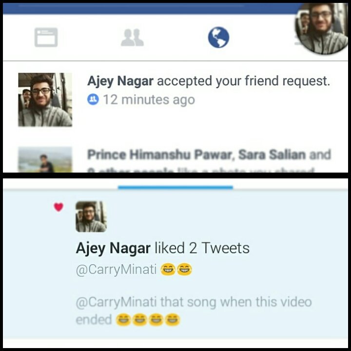 mrytlechavan's tweet image. And this day can't get any better ❤❤❤
@CarryMinati