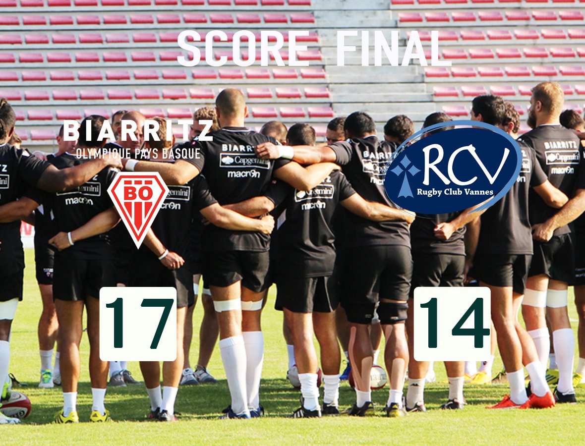 BOPBweb's tweet photo. #time_80 Il était important de gagner ce match pr terminer la phase de préparation.Victoire de nos biarrots! #AupaBO https://t.co/GsnzQ8wUTg
