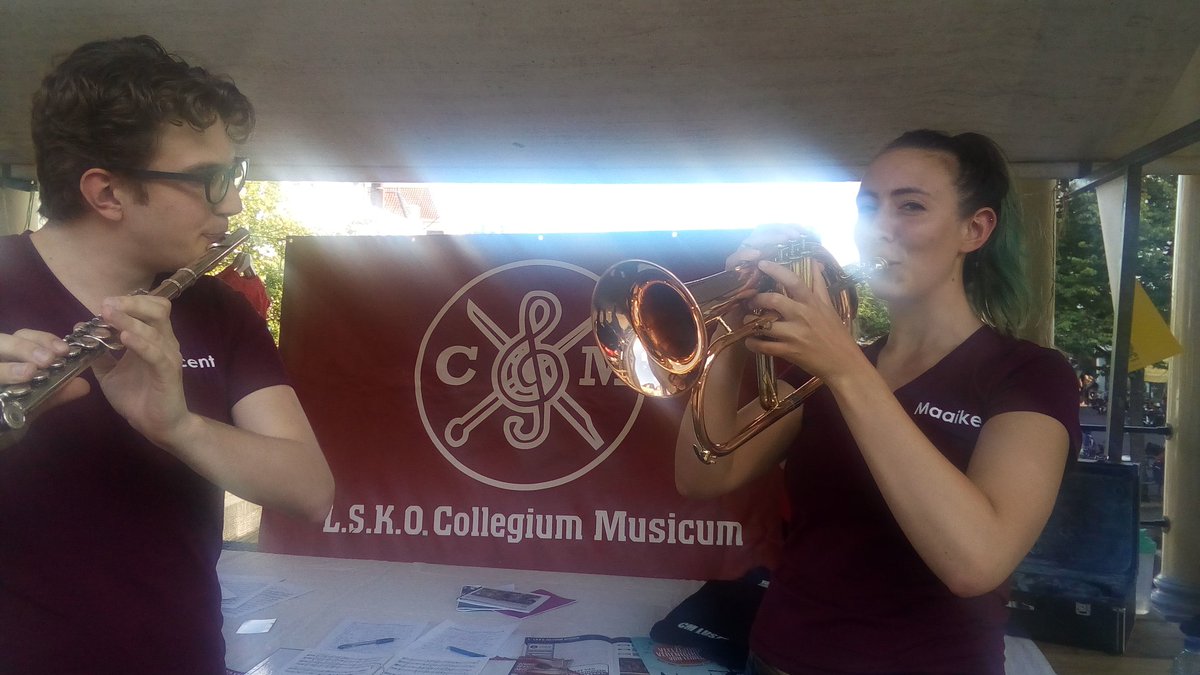 Promoteam in actie! #elcid2016 #leiden #lsko #collegiummusicum