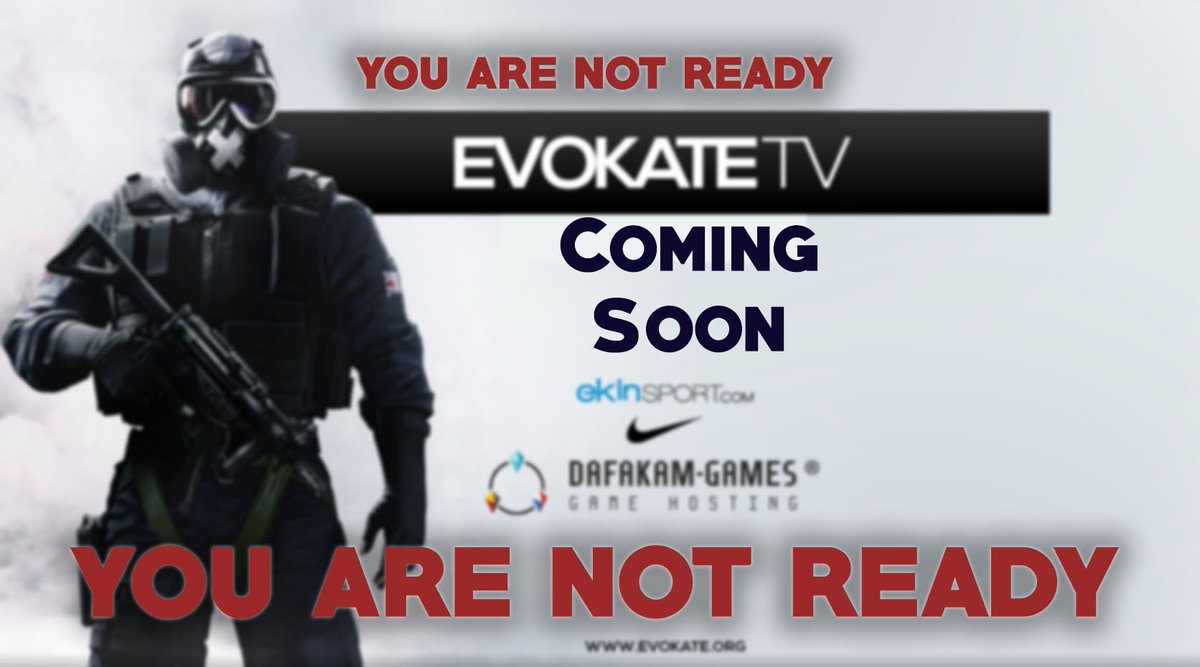Votre <a href="/EvokateTV/">Evokate TV</a> #ComingSoon 
mais #YouAreNotReady !!! twitch.tv/evokatetv