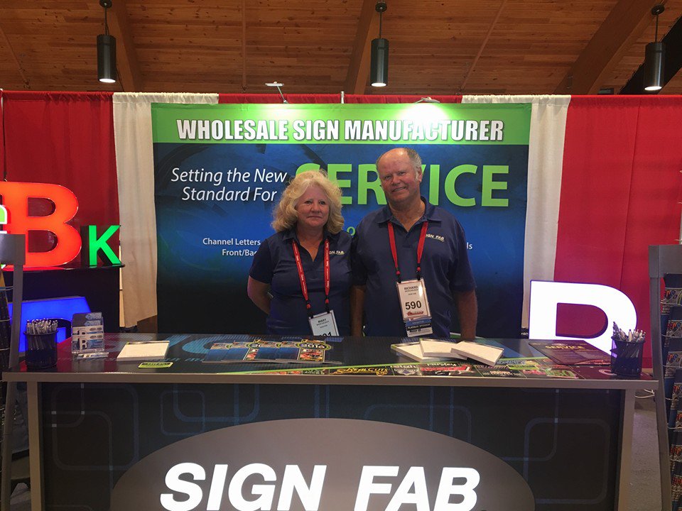 SignFabInc's tweet image. What a great weekend at the #TriStateSignExpo! It was so wonderful to see everyone again! #ChannelLetters #Signs