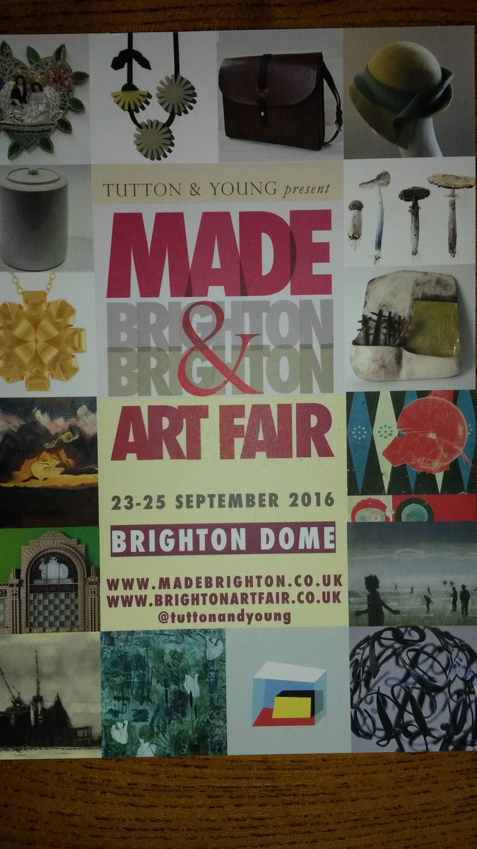 Looking forward to taking part in Made Brighton &amp; Brighton Art Fair!