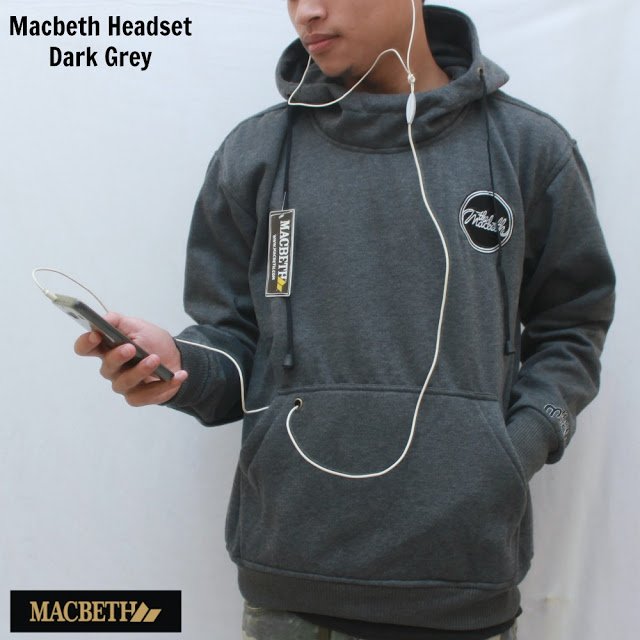 Macbeth Headset Dark Grey
Bahan : Fleece
harga 130rb
Size M - L 
For Order PIN 555E32ED