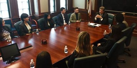 RiceMAcc's tweet photo. The @RiceMAcc Kickoff w/Jim Turley, Rice Alum & fmr CEO of Ernst & Young PHOTOS: https://t.co/eA2i5tMafc #MAccIsBack https://t.co/ijyOXaIP6v