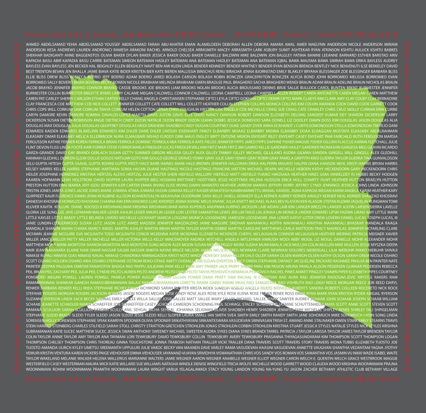 CauseEventPDX's tweet image. We are so excited for our shirt design this year!   Only 200 more spots remain in the 2016 event.  #registertoday