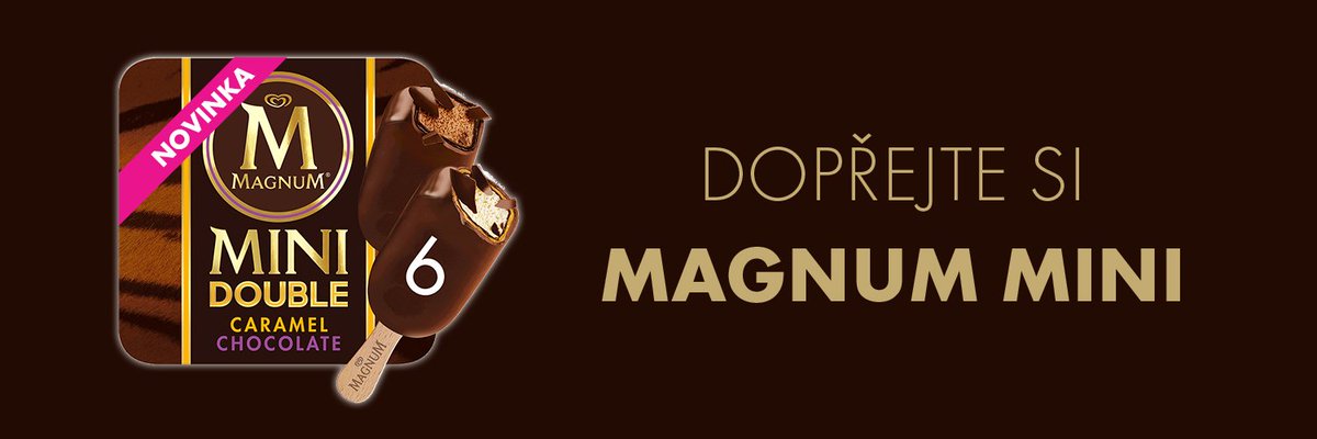 Dopřejte si 6 Magnum Mini s 25% slevou za 89,90 Kč na atoto.cz/magnum/