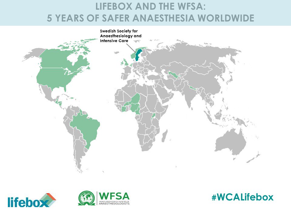 SaferSurgery's tweet photo. Many thanks to colleagues in Sweden for supporting #MakeIt0 #saferanaesthesia  https://t.co/rQYJXMjuf7 #WCALifebox https://t.co/iiBI7j7o6x