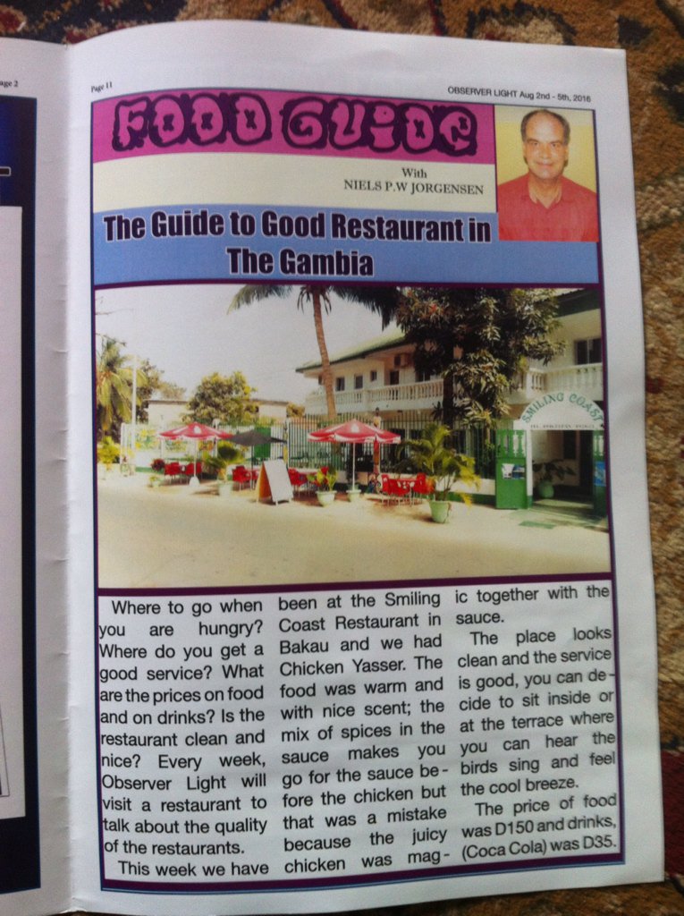 Gefion's tweet photo. Tast the food of Gambia https://t.co/5hh7z1pjlK