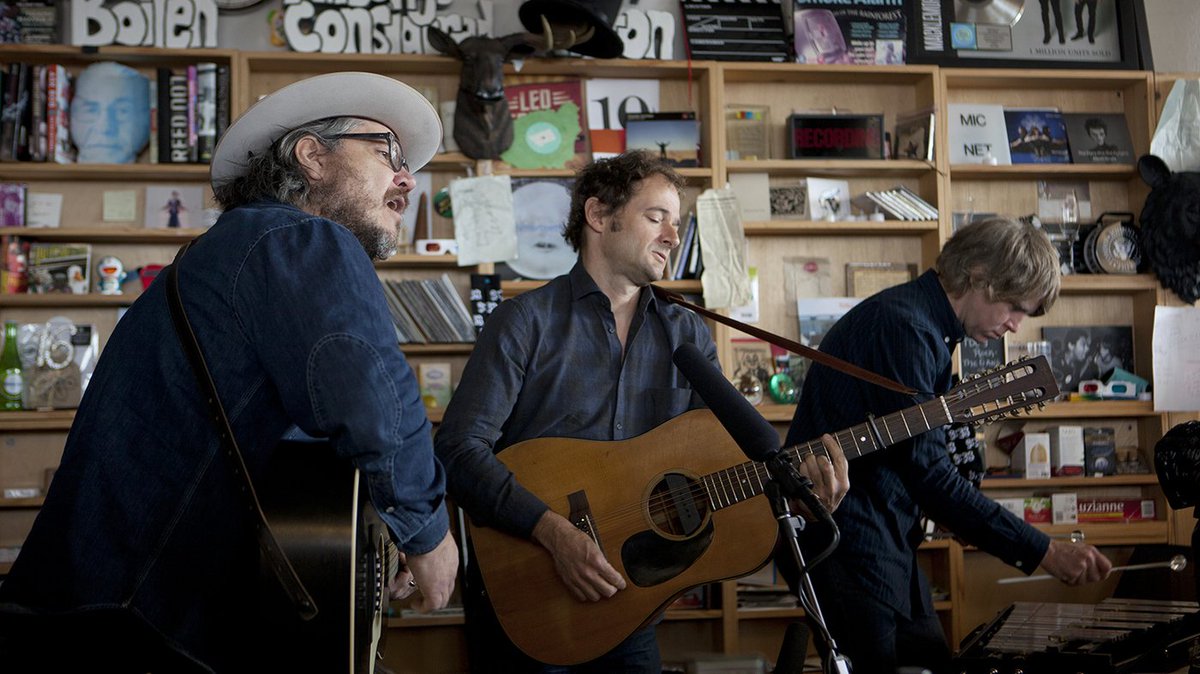 TheCurrent's tweet image. Before their gig at Hall's Island in Mpls, watch @Wilco play a Tiny Desk concert @nprmusic ow.ly/H518303frob