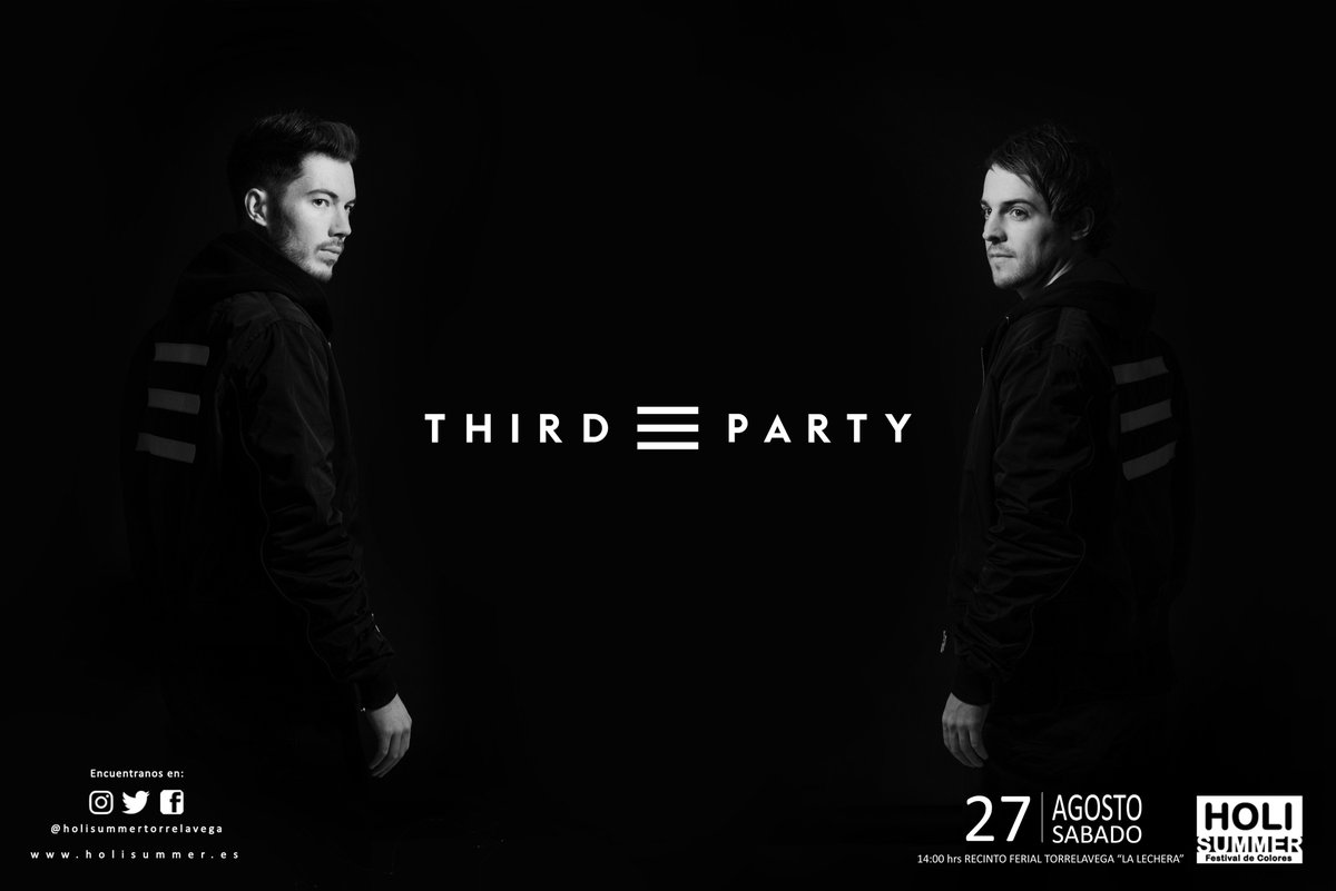 Holi_Summer's tweet photo. 🚨🚨LINE-UP Internacional❗unos de los mayores referentes del progressive house!!! el duo británico @ThirdPartyLive❗ ❗ https://t.co/kvJGazmeyP